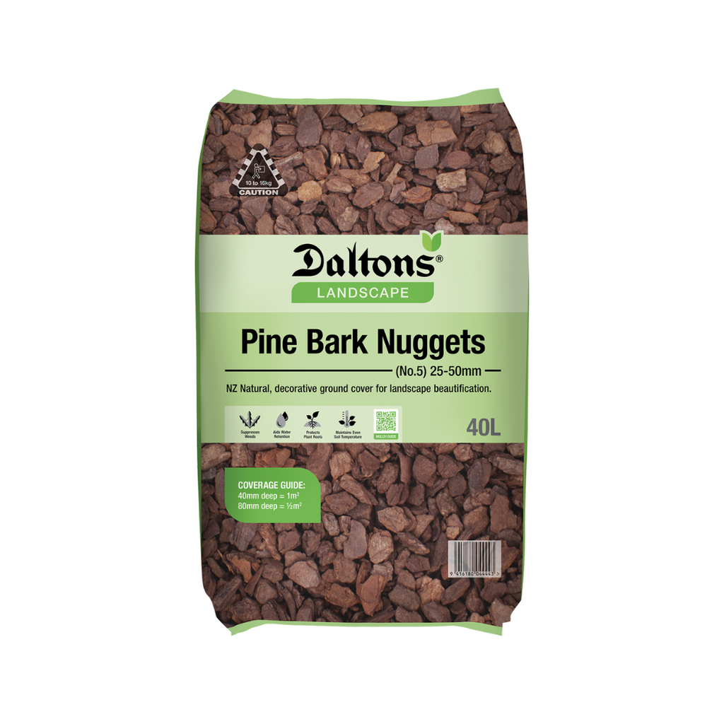 Daltons Landscape NZ Pine Bark Nuggets (No.5) - 40L
